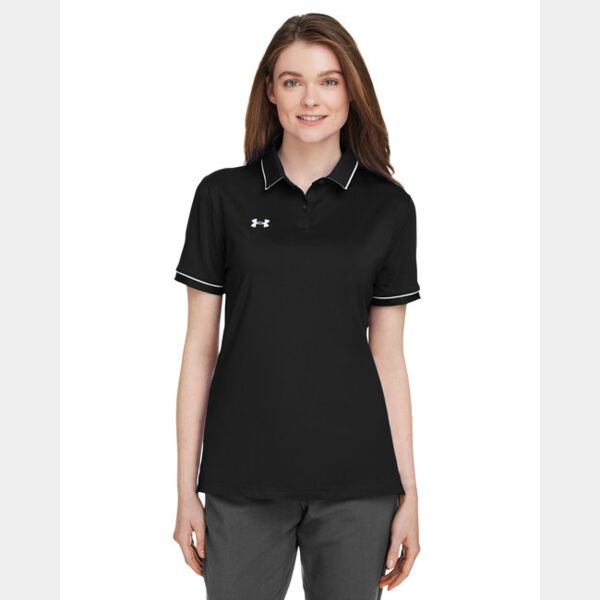 Under Armour Ladies' Tipped Teams Performance Polo Thumbnail